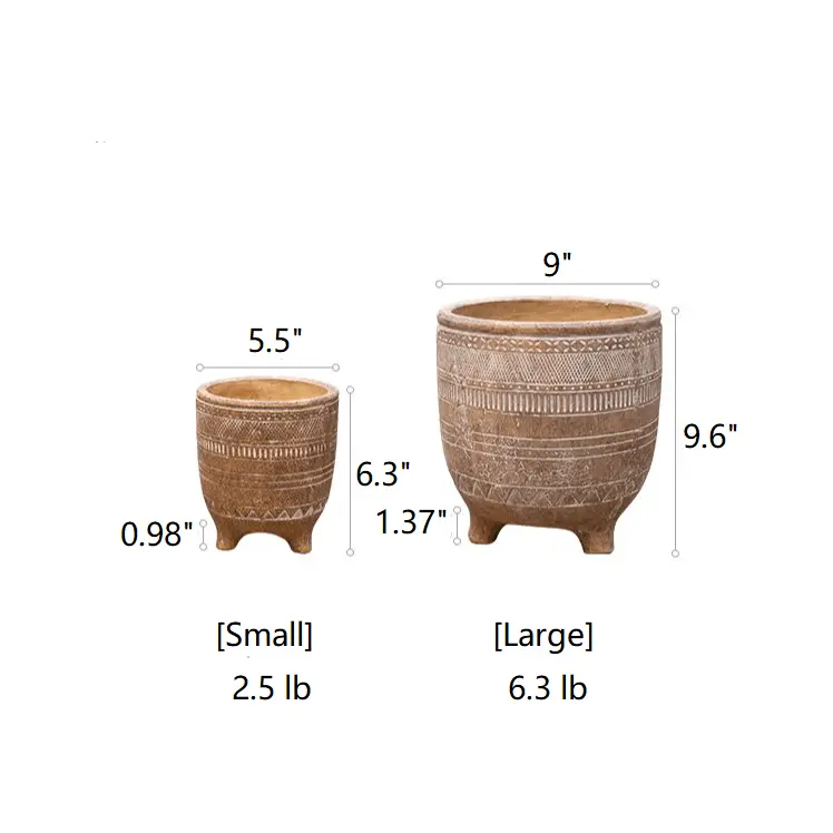 Bohemian Red Clay Planter by RusticReach
