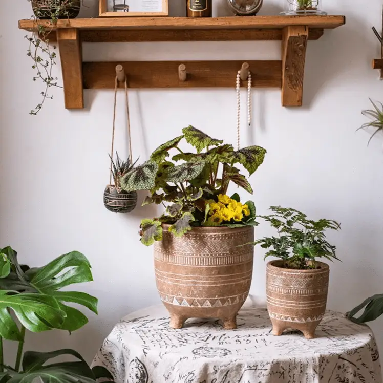 Bohemian Red Clay Planter by RusticReach