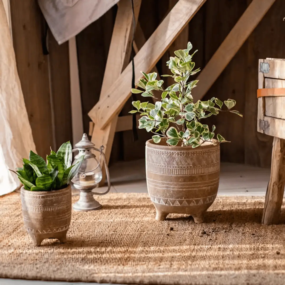 Bohemian Red Clay Planter by RusticReach