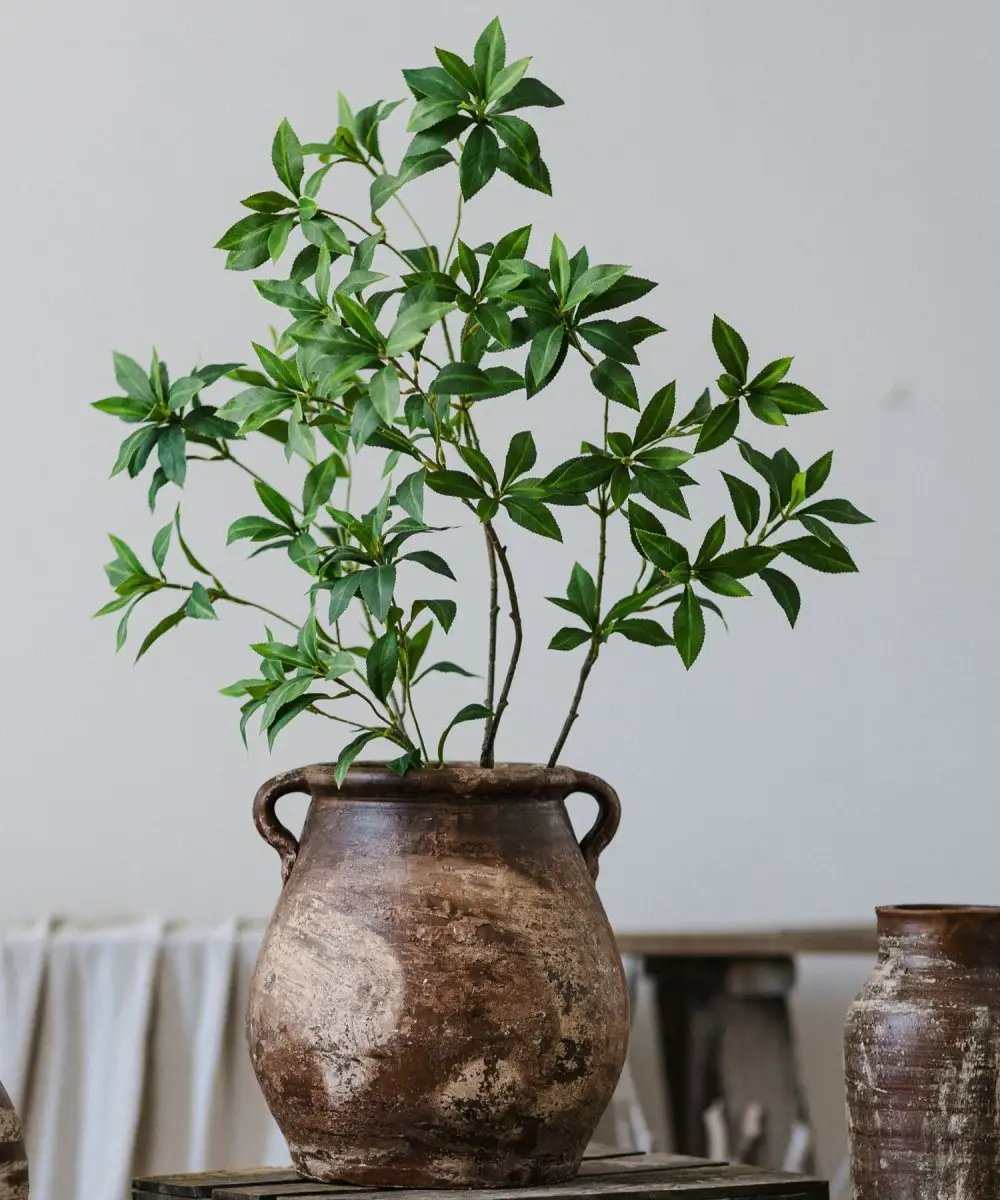 Restoration Brown Clay Pot by RusticReach