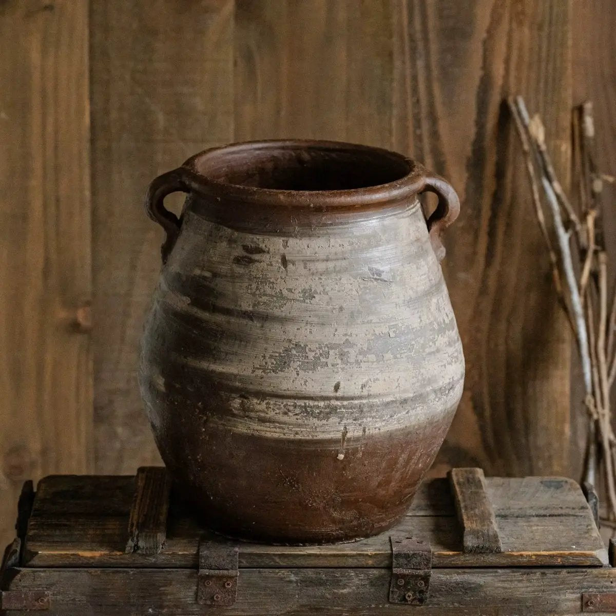 Restoration Brown Clay Pot by RusticReach