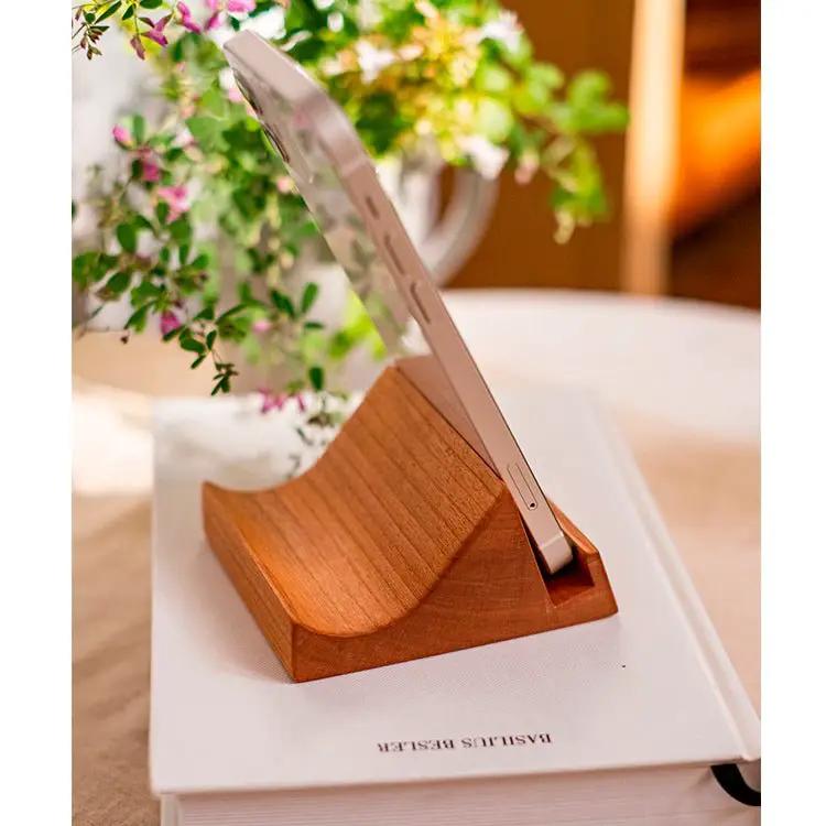 Solid Wood Cellphone Stand Desktop Stand by RusticReach