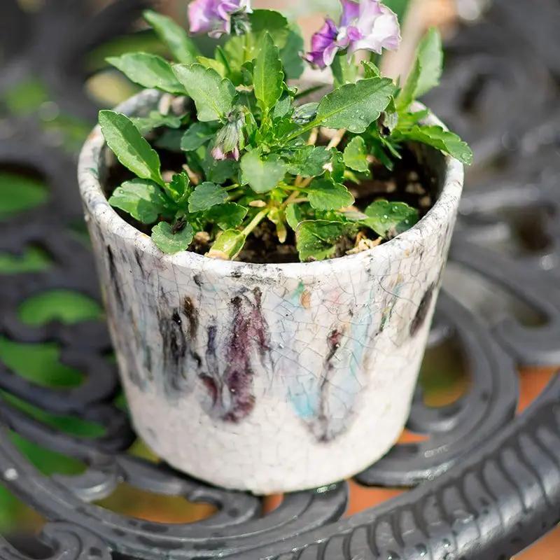 Colorful Terracotta Pot by RusticReach