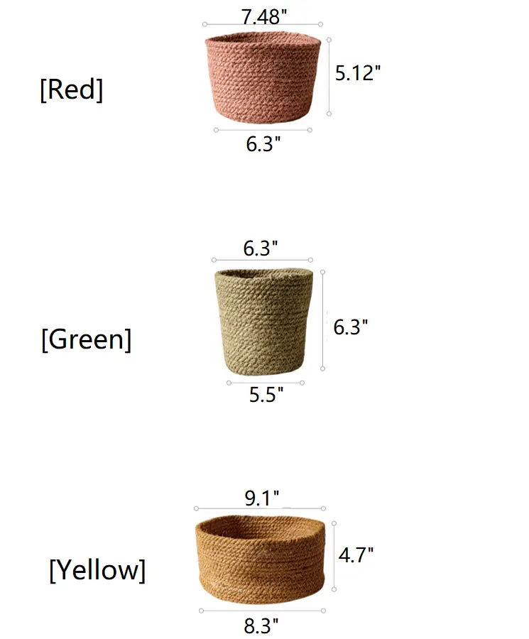 Cotton Rope Woven Basket Desktop Organizer by RusticReach