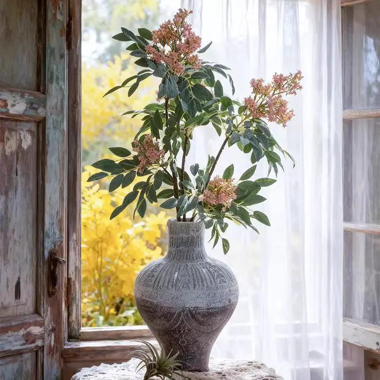 Cottage Garden Blossom Stem 35.4" Tall by RusticReach