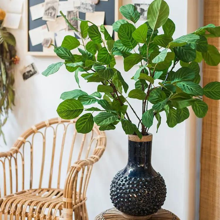 Artificial Faux Large Dans Leaf Stem Plant by RusticReach