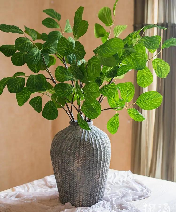 Artificial Faux Large Dans Leaf Stem Plant by RusticReach