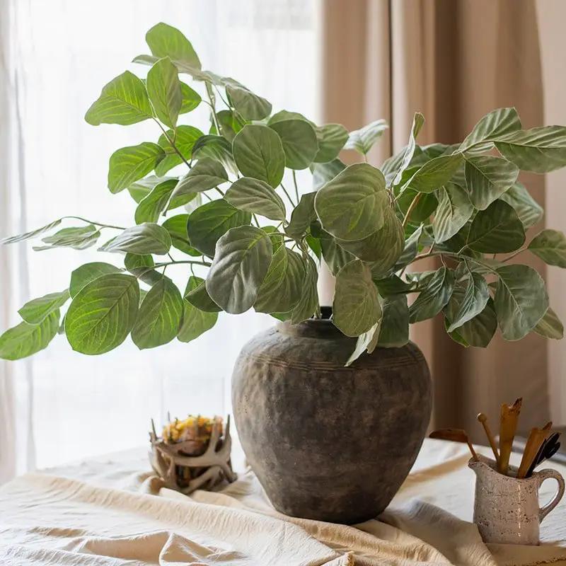 Artificial Faux Large Dans Leaf Stem Plant by RusticReach