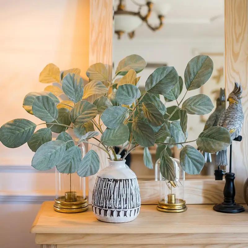 Artificial Faux Large Dans Leaf Stem Plant by RusticReach