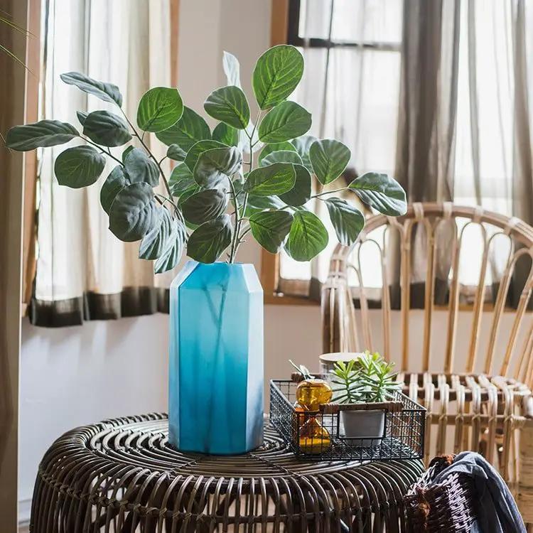 Artificial Faux Large Dans Leaf Stem Plant by RusticReach