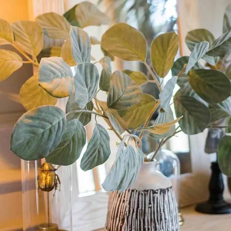 Artificial Faux Large Dans Leaf Stem Plant by RusticReach