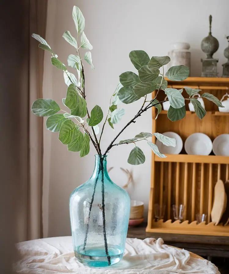 Artificial Faux Large Dans Leaf Stem Plant by RusticReach