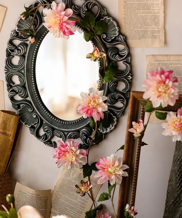 Artificial Dahlia Flower Vine 59" Long by RusticReach