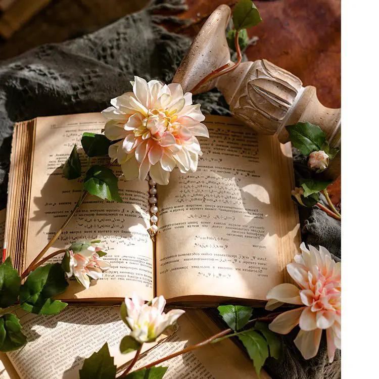 Artificial Dahlia Flower Vine 59" Long by RusticReach