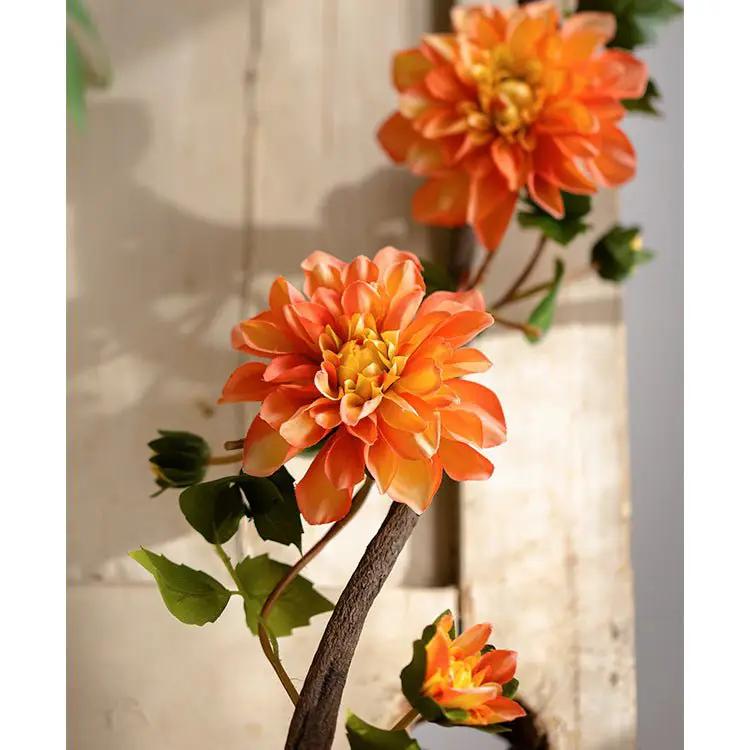 Artificial Dahlia Flower Vine 59" Long by RusticReach