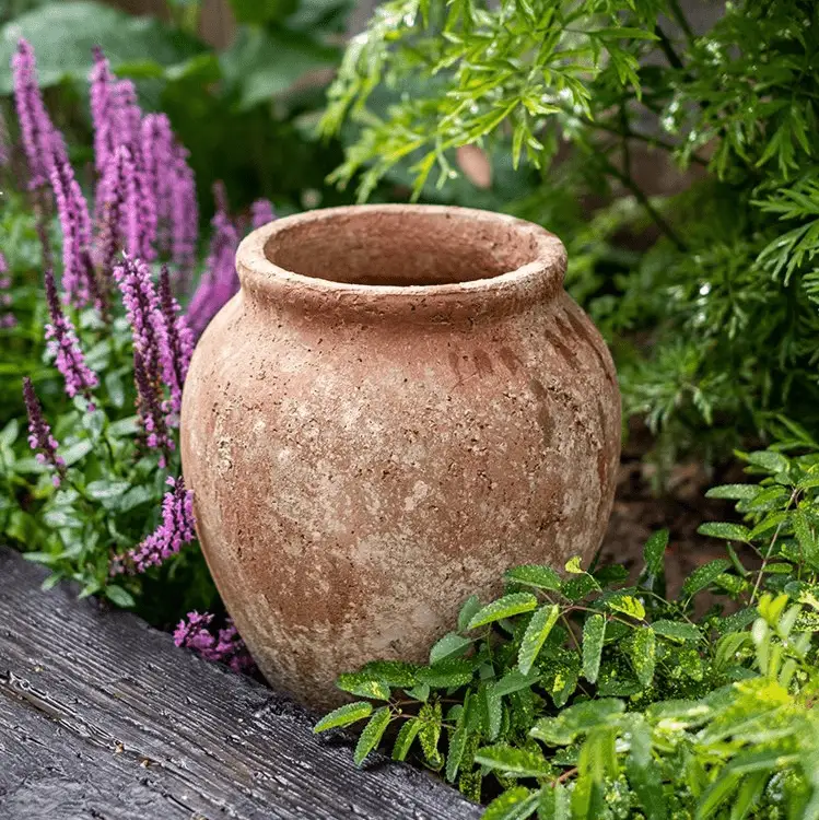 Distressed Cement Plant Pot by RusticReach