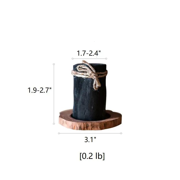 Desktop Charcoal Planter Wood Tray by RusticReach
