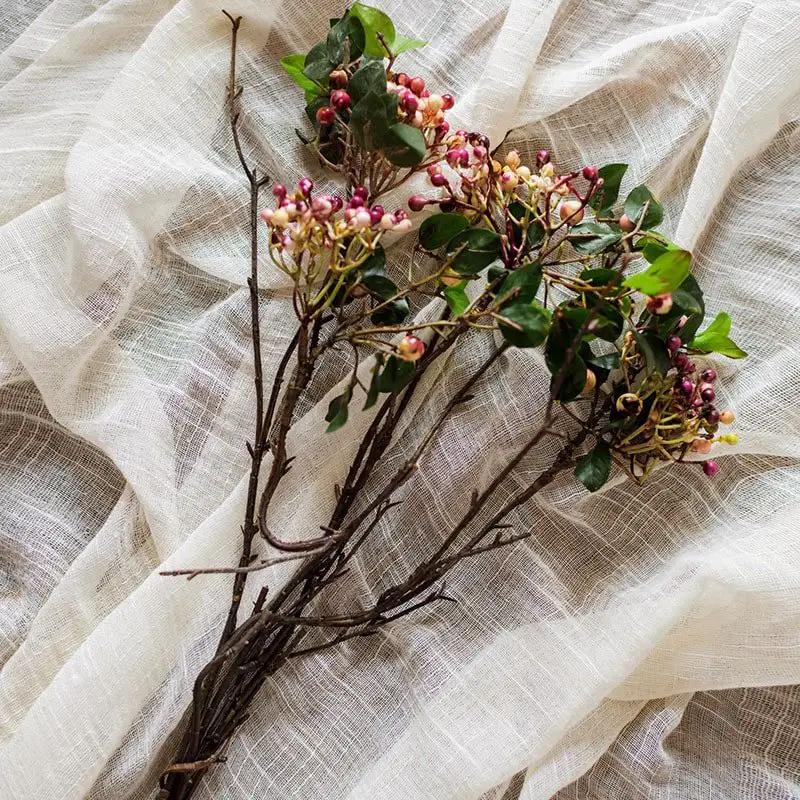 Rose Purple Elder Flower Leaf Bunch 22" Tall by RusticReach
