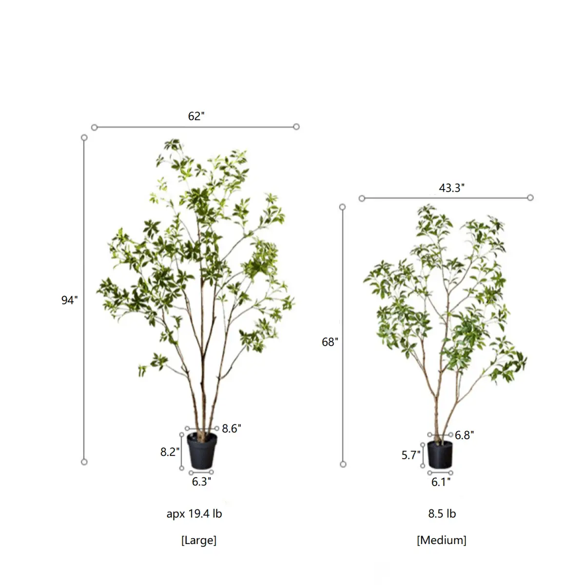 Artificial Japanese Enkianthus Tree Faux by RusticReach