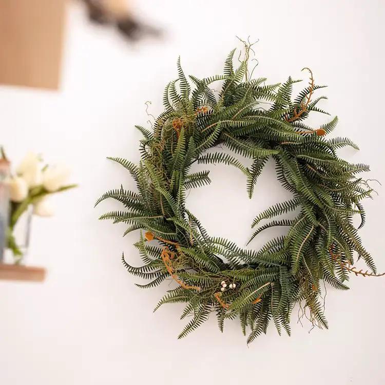 Evergreen Fern Garland and Wreath by RusticReach