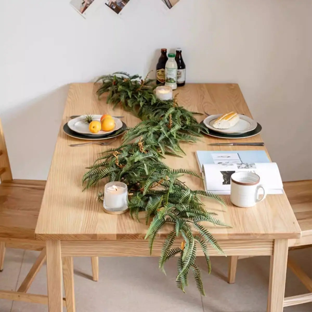 Evergreen Fern Garland and Wreath by RusticReach