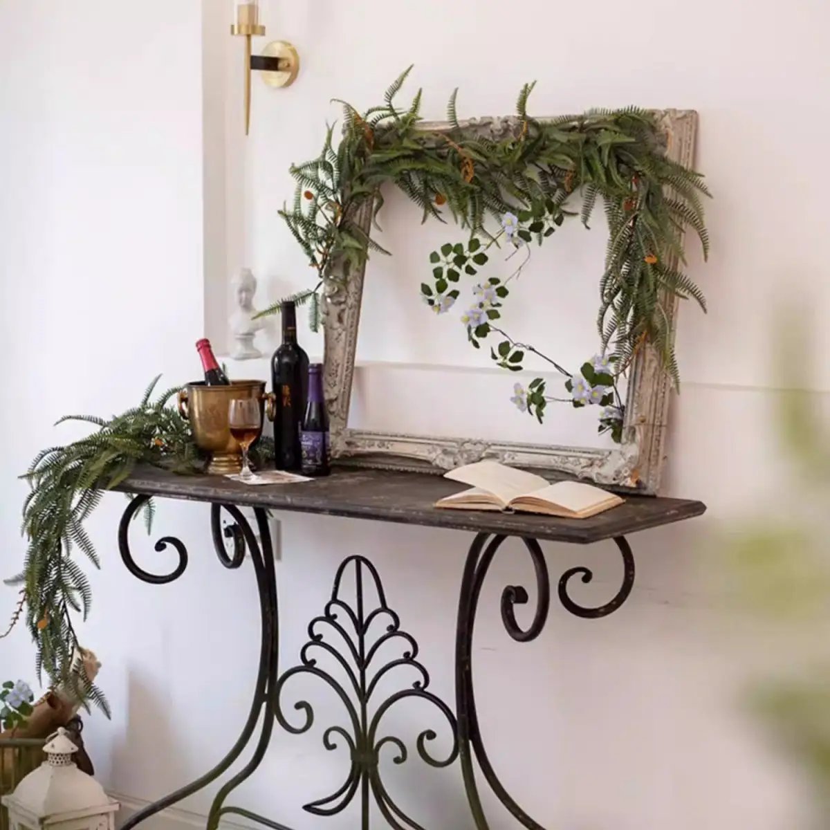 Evergreen Fern Garland and Wreath by RusticReach