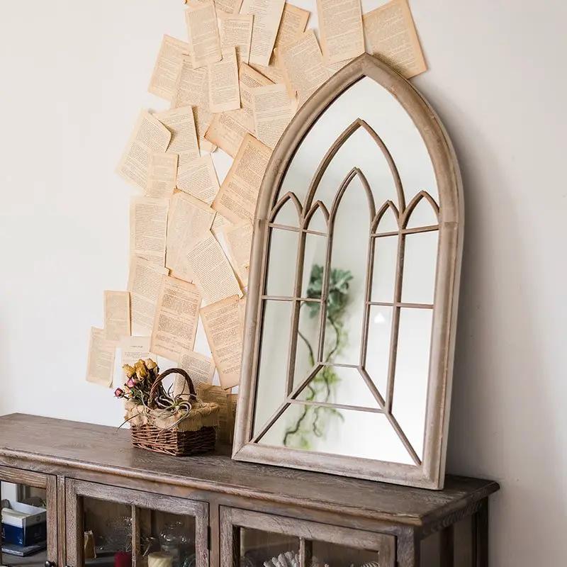 Rustic French Art Mirror by RusticReach