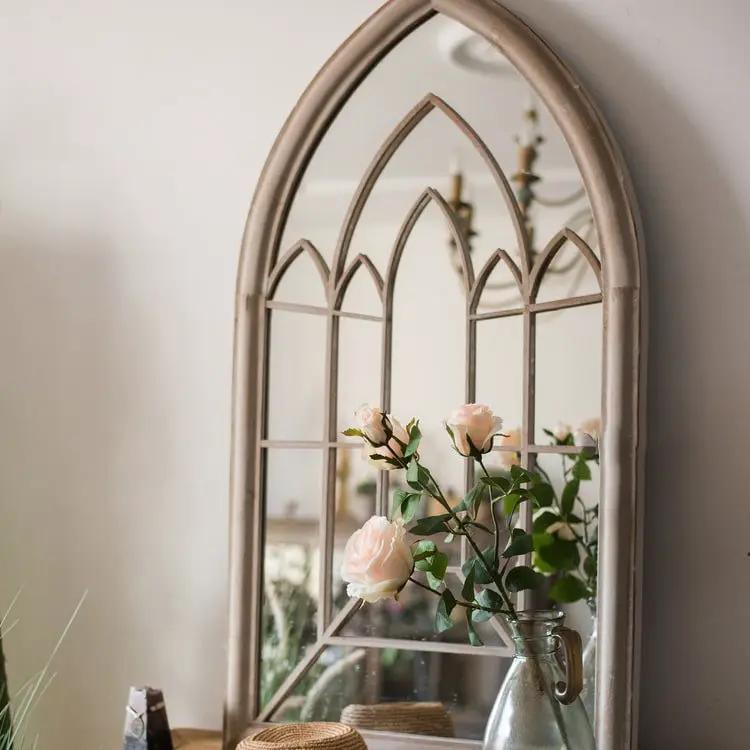 Rustic French Art Mirror by RusticReach