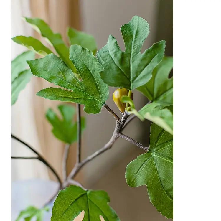 Artificial Faux Fig Leaf Stem by RusticReach