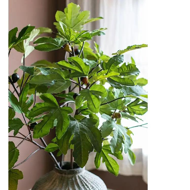 Artificial Faux Fig Leaf Stem by RusticReach