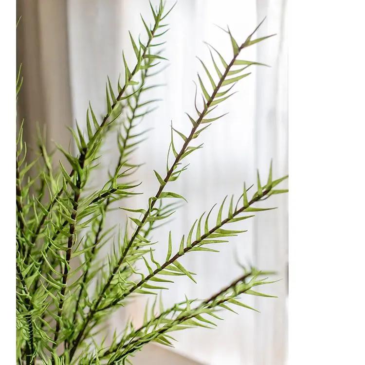 Artificial Faux Flax Grass Stem in Green 48" Tall by RusticReach