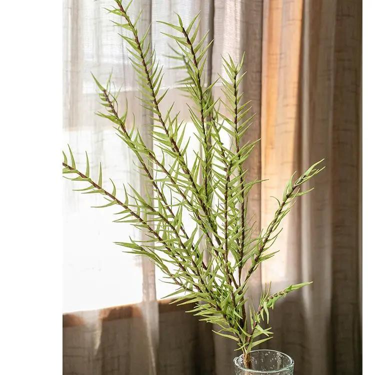 Artificial Faux Flax Grass Stem in Green 48" Tall by RusticReach