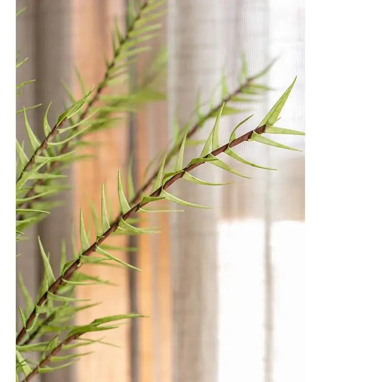 Artificial Faux Flax Grass Stem in Green 48" Tall by RusticReach