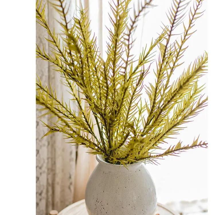 Artificial Flax Grass Stem in Yellow 46" Tall Faux by RusticReach