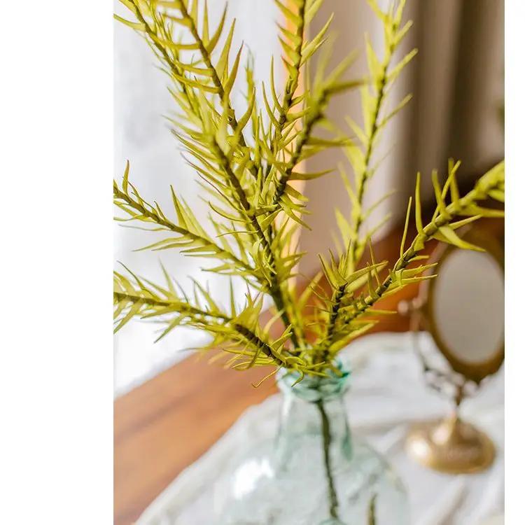 Artificial Flax Grass Stem in Yellow 46" Tall Faux by RusticReach