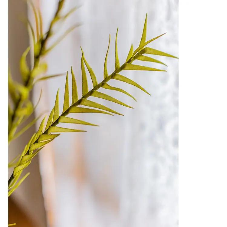 Artificial Flax Grass Stem in Yellow 46" Tall Faux by RusticReach