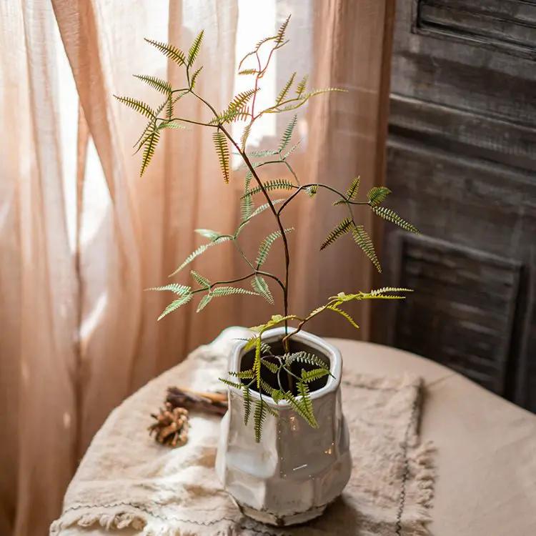 Artificial Faux Forked Fern Stem by RusticReach
