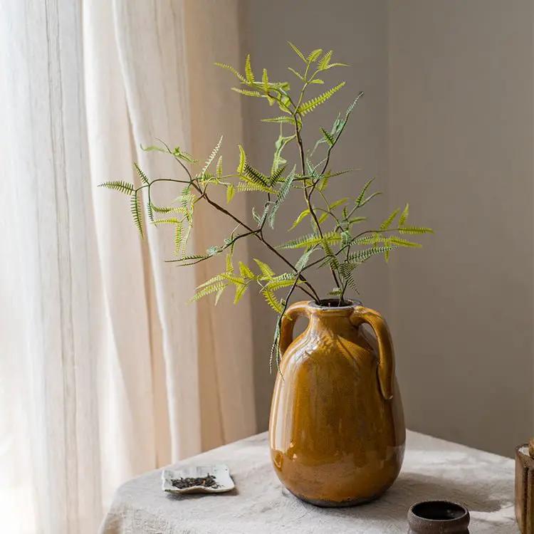 Artificial Faux Forked Fern Stem by RusticReach