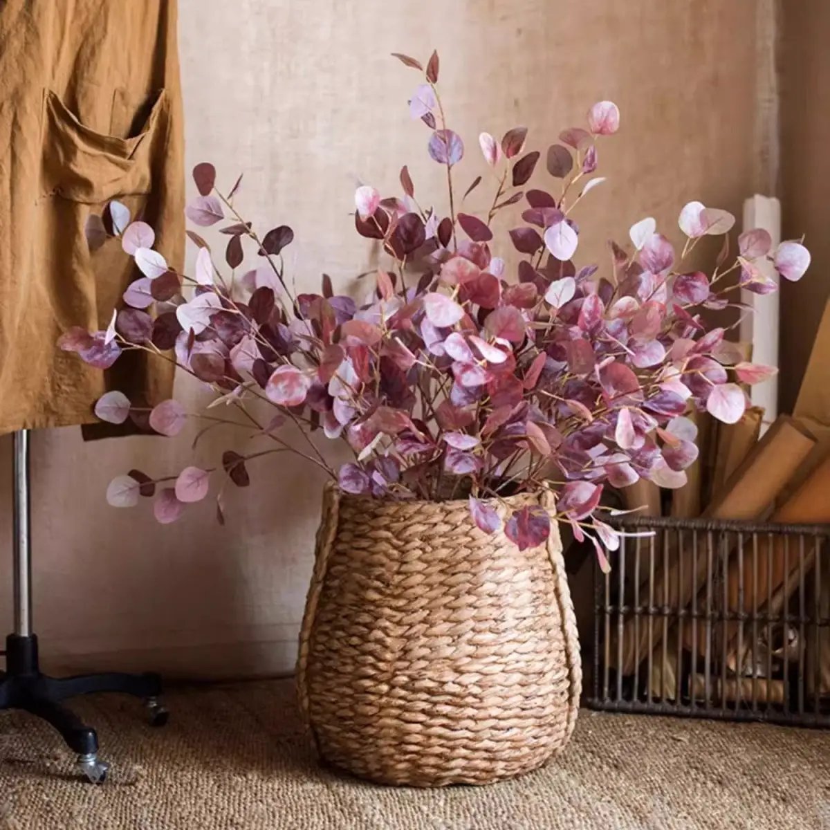 Golden Haze Eucalyptus Stem 37.7" Tall by RusticReach