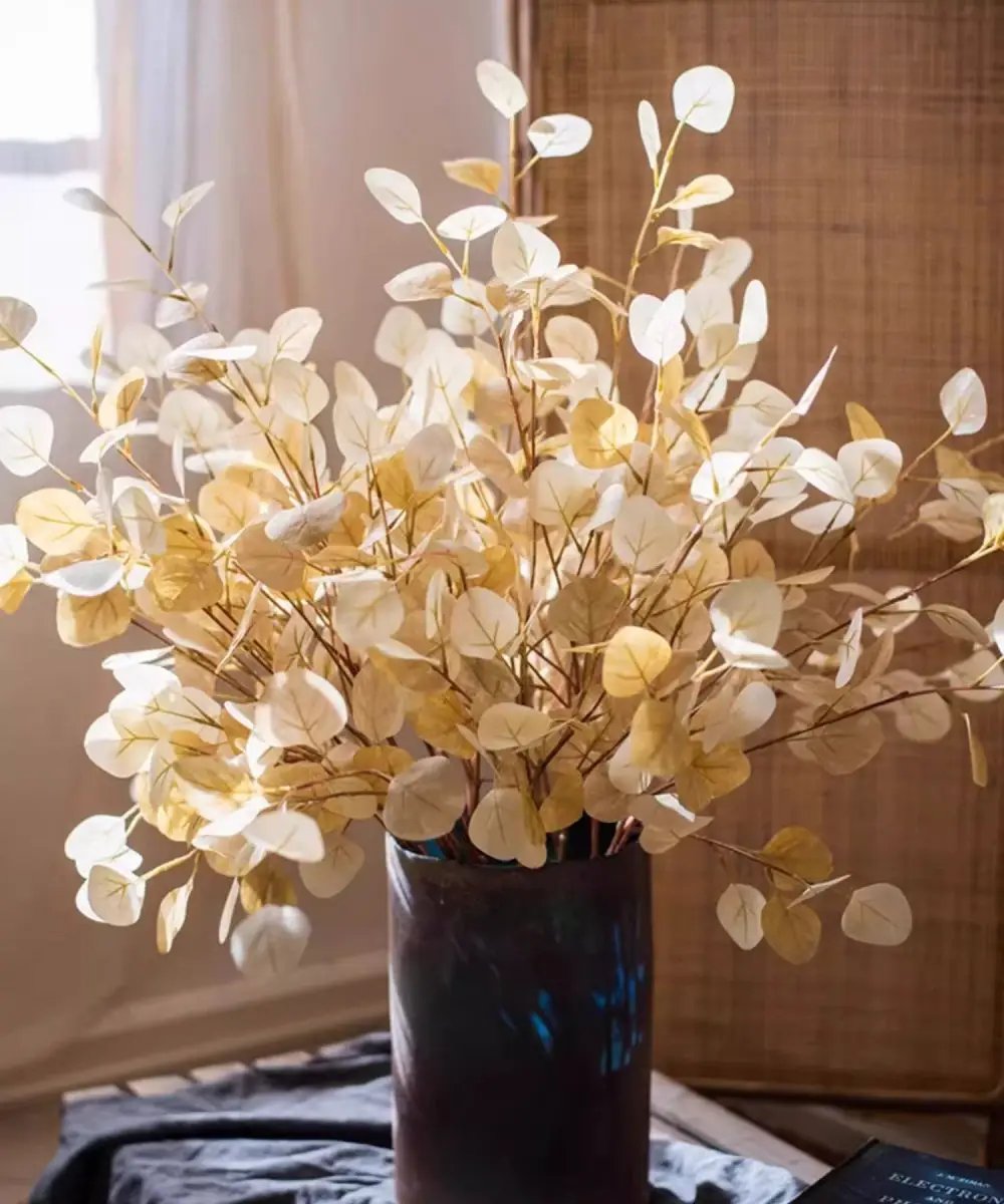 Golden Haze Eucalyptus Stem 37.7" Tall by RusticReach