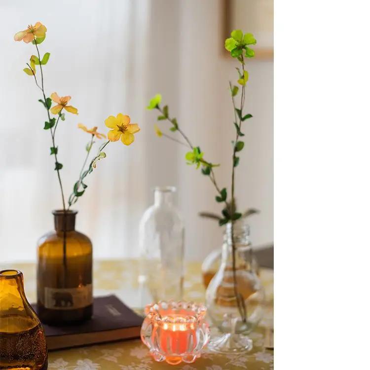 Faux Artificial Silk Gaura Flower Stem 20" Tall by RusticReach
