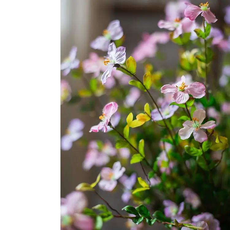 Silk Faux Gaura Flower Stem in Pink or Purple 20" Tall by RusticReach