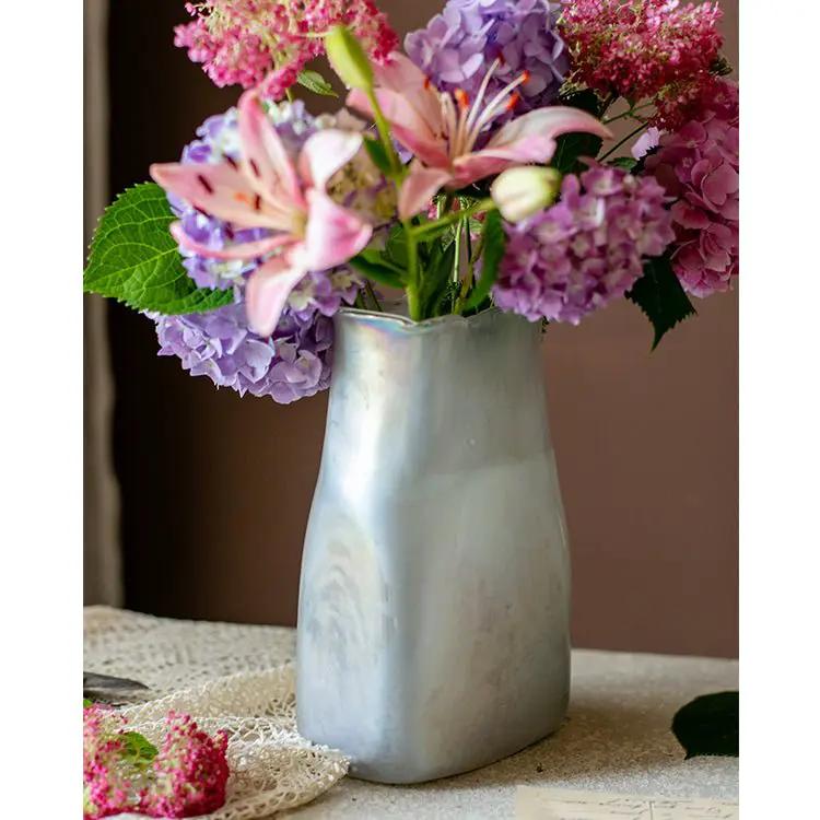 Gradient Color Art Glass Vase by RusticReach