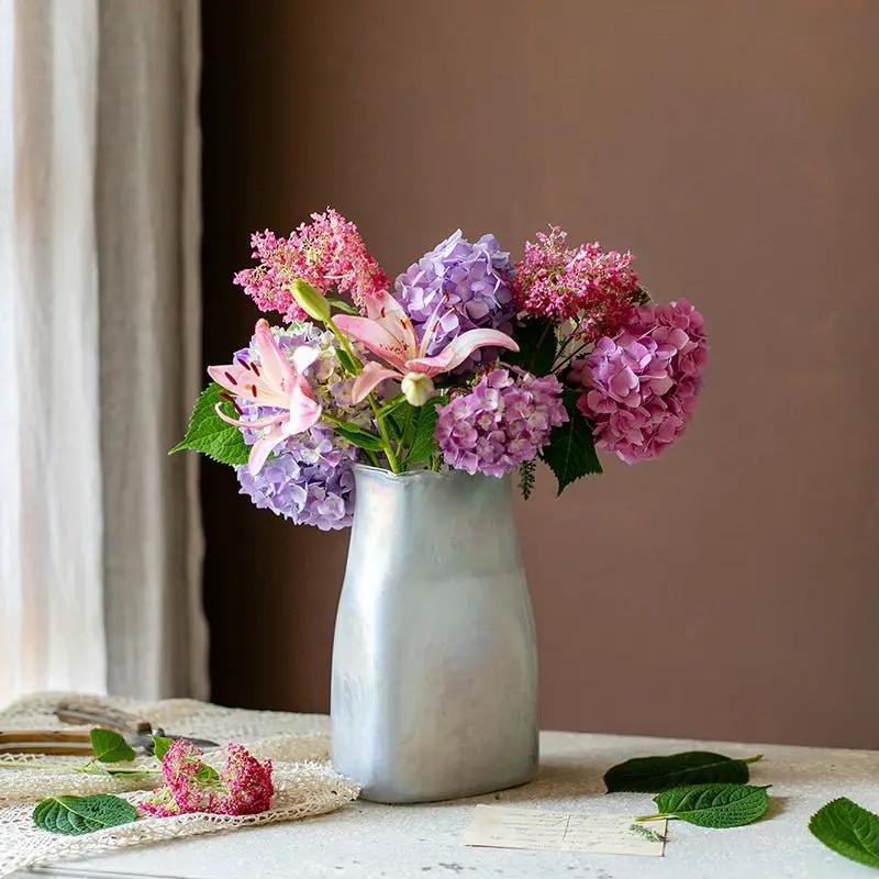 Gradient Color Art Glass Vase by RusticReach