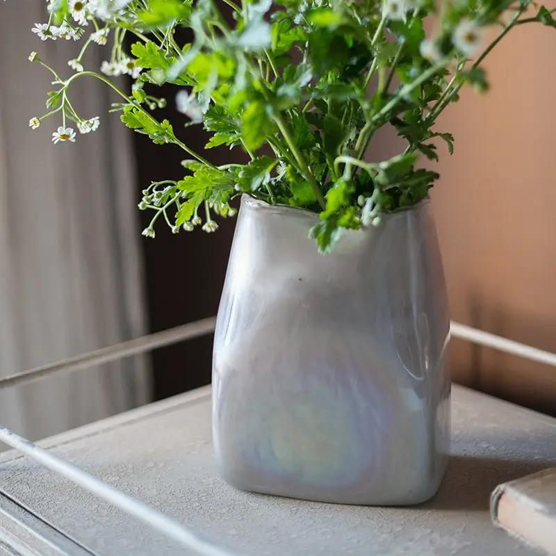 Gradient Color Art Glass Vase by RusticReach