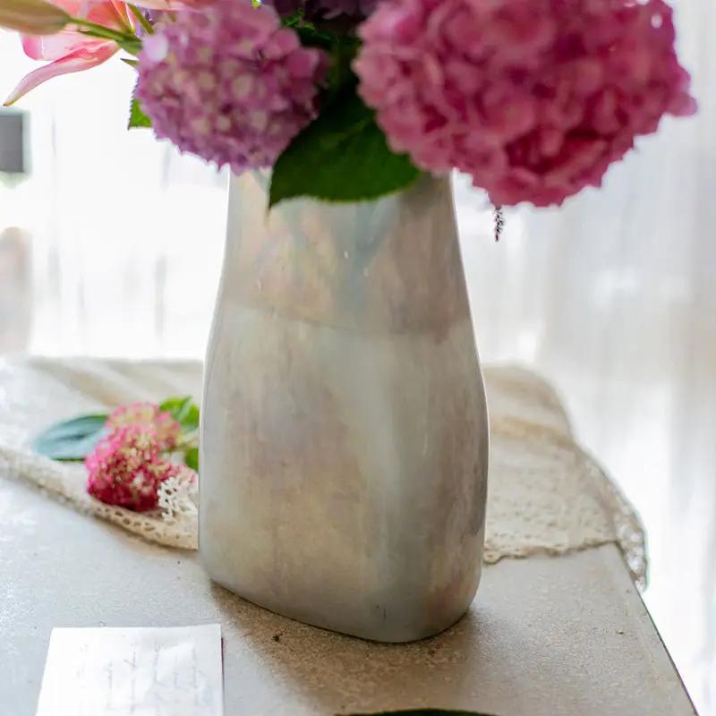 Gradient Color Art Glass Vase by RusticReach