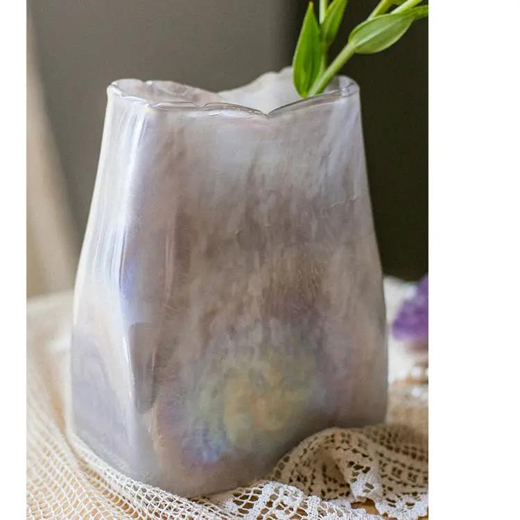 Gradient Color Art Glass Vase by RusticReach
