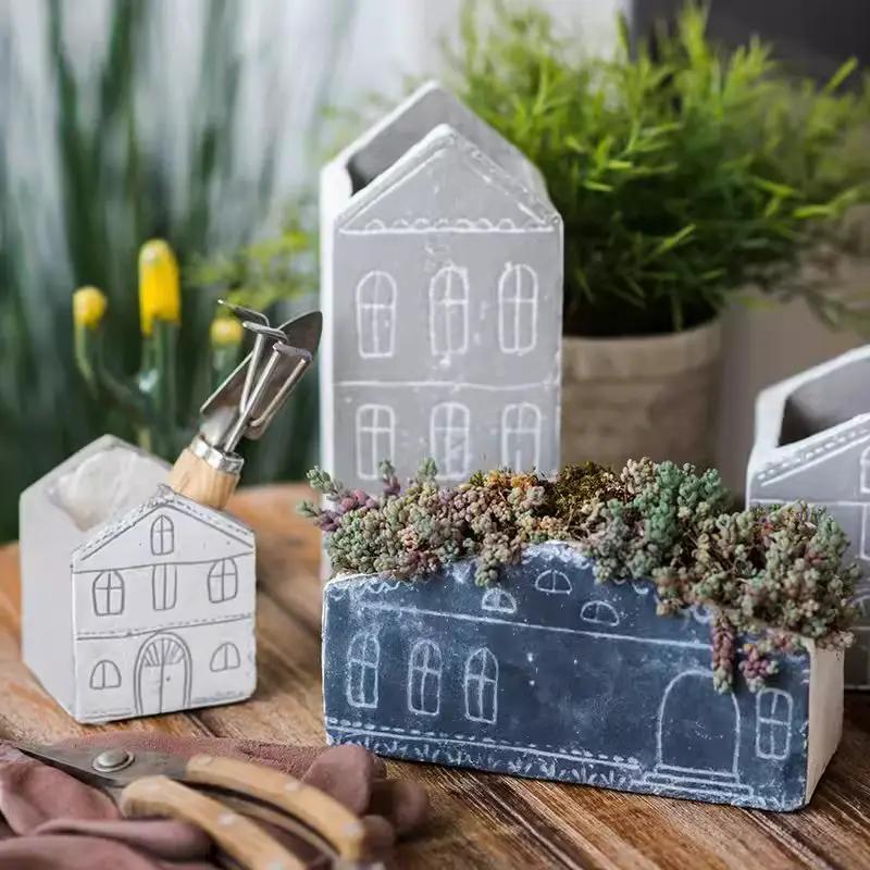TinyHome Clay Planters by RusticReach