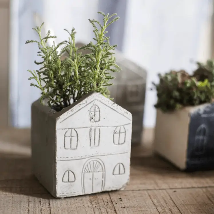 TinyHome Clay Planters by RusticReach