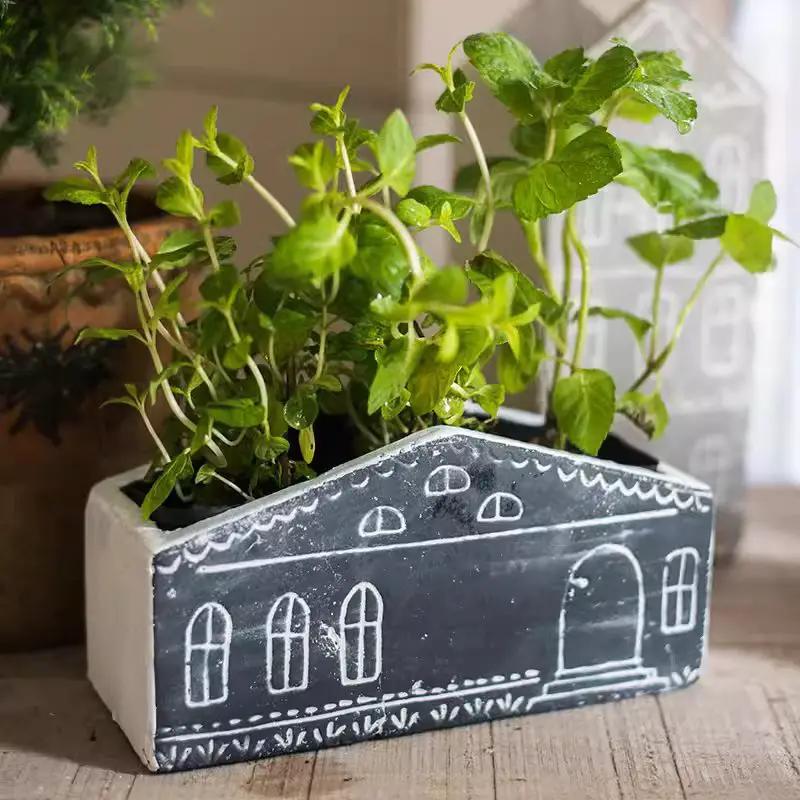 TinyHome Clay Planters by RusticReach